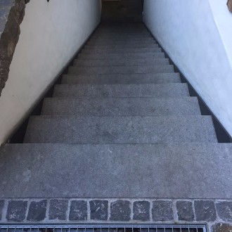 Marches d'éscalier flammées