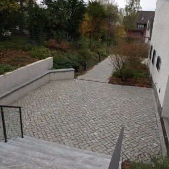 Pavés irréguliers spécials surface flammée