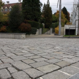 Pavés irréguliers spécials surface flammée