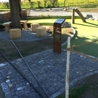 pavés irréguliers grands et des boutisses 10