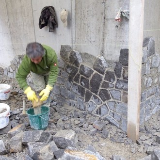 Pierres pour maçonnerie cyclopéenne, profondeur spéc. 8 - 15 cm