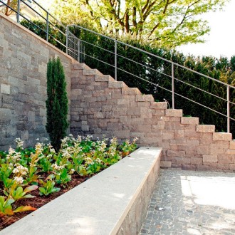 Couvertines de mur flammées, maçonnerie ecossaise