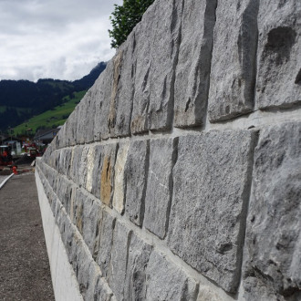 Pierres de mur pour maçonnerie en couches, H = 25 cm