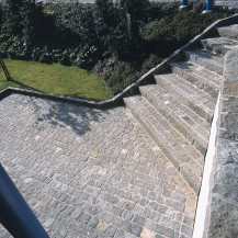 Escalier extérieur de villa - EFH