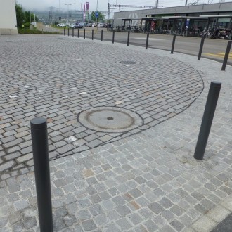 Pavés 8/11 et boutisses 12 surface flammée