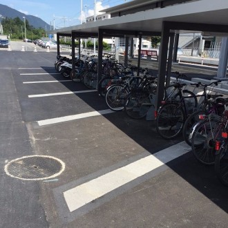 Dalles de revêtement pour sols flammées